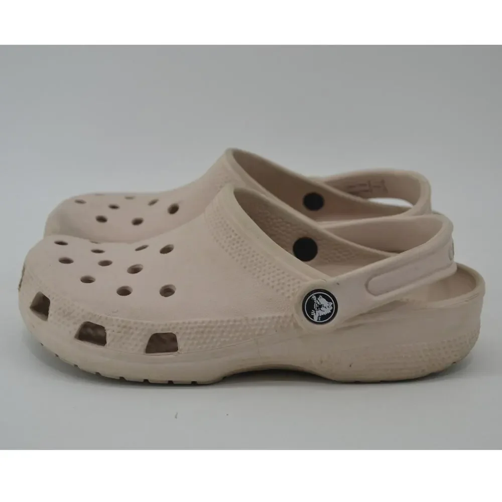 Crocs Pink Girls Children's Classic Slip On Clog Size 3 Pink